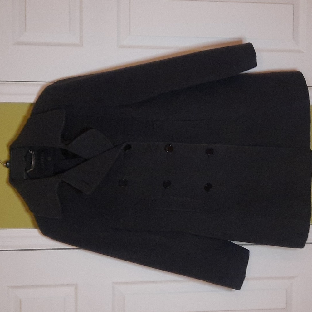 Vintage Express Wool Double Brested Pea Coat Size Large 9/10